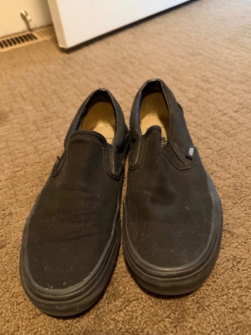 Vans Women's Black Slip-On Sneakers